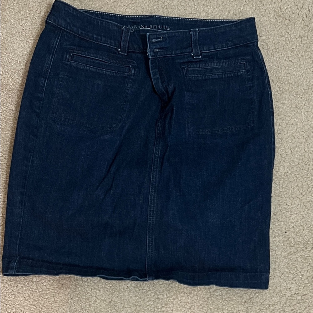 Banana Republic Women's Navy Pencil Skirt